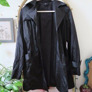 IZ Byer California Black Trench Coat